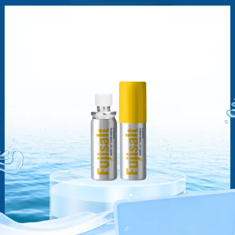 Hộp 12 chai nước xịt thơm miệng Fujisalt 14ml