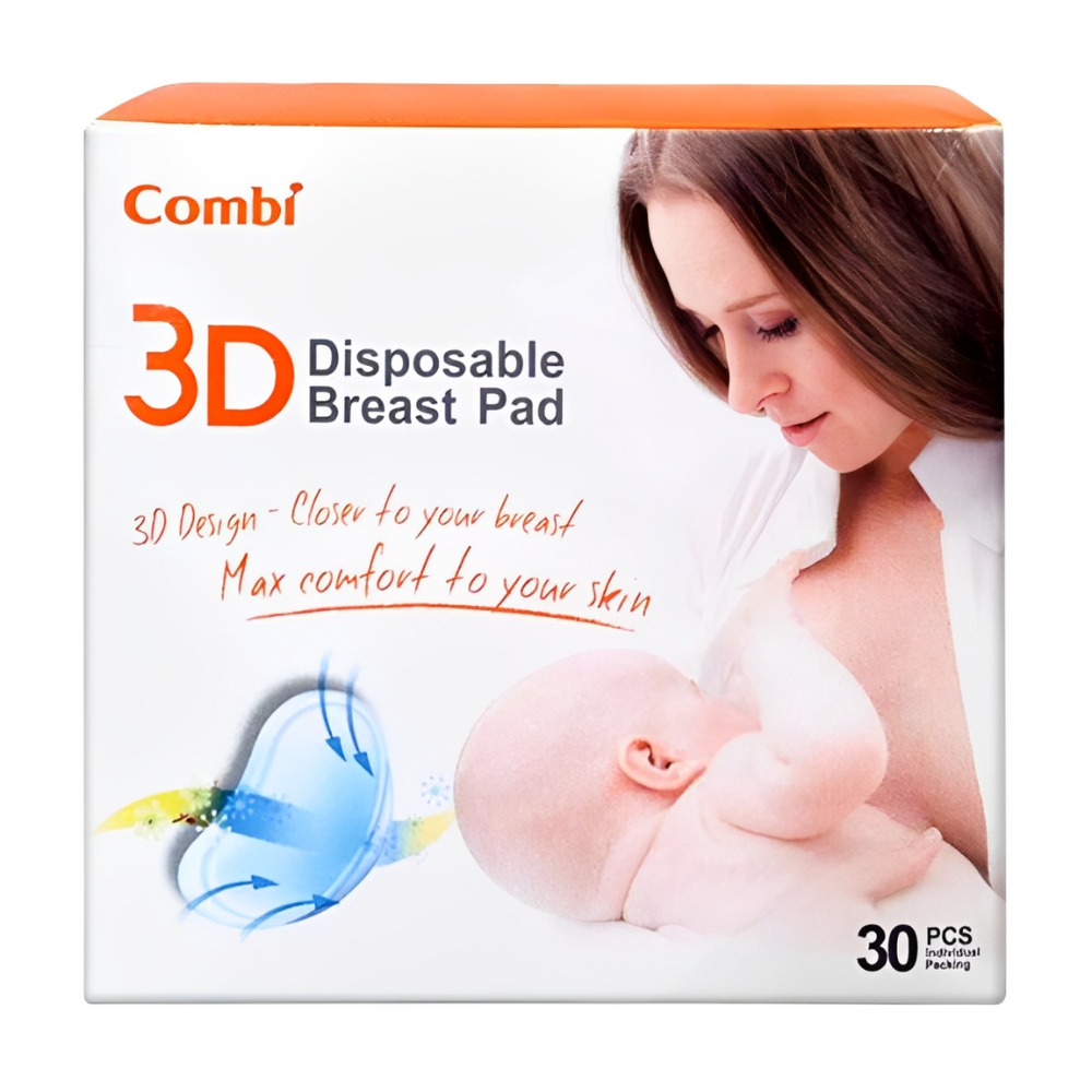 Hộp miếng lót thấm sữa 3D thoáng khí Combi (30pcs)