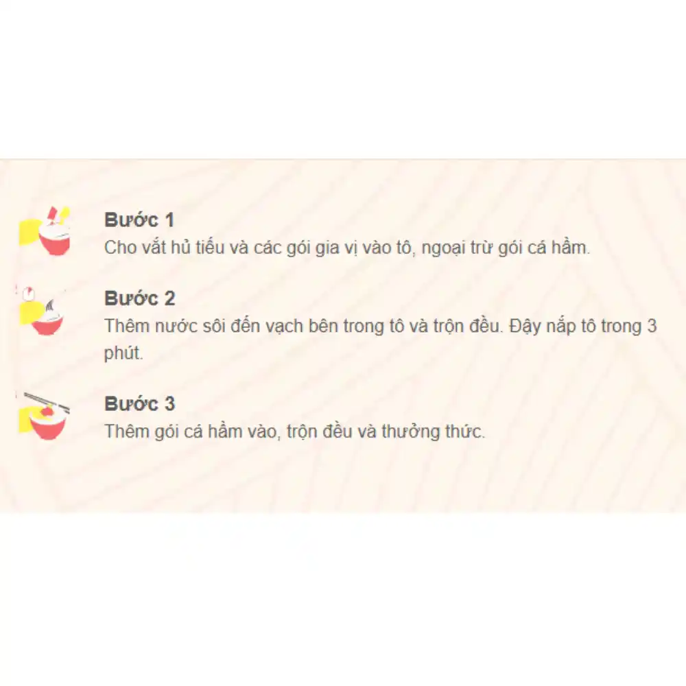 Hủ tiếu cá Vifon tô 120g (chất lượng xuất khẩu)