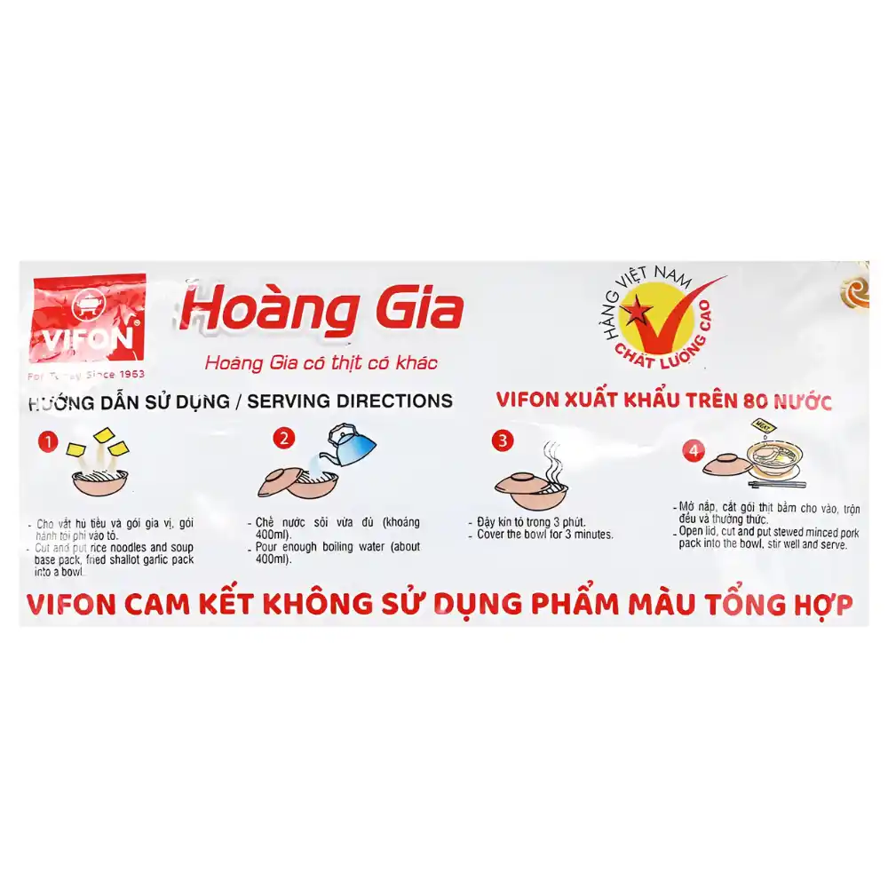 Hủ tiếu Nam Vang Vifon Hoàng Gia gói 120g