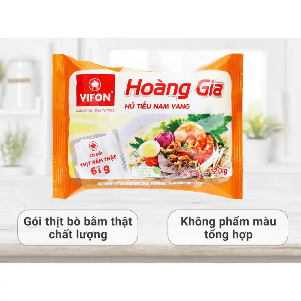 Hủ tiếu Nam Vang Vifon Hoàng Gia gói 120g
