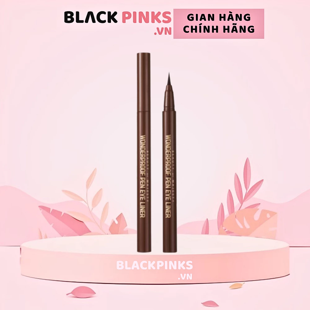 Kẻ mắt nước B.O.M lâu trôi - màu đen 01 Wonder Black/màu nâu 02 Wonder Brown 0.5g
