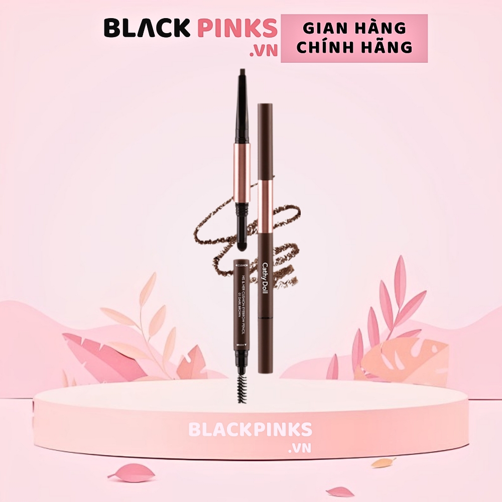 Kẻ mày Cathy Doll 3 trong 1 - #01 Dark Brown/#02 Medium Brown/#03 Ash Brown/#04 Gray Brown 0.16g + 0.4g