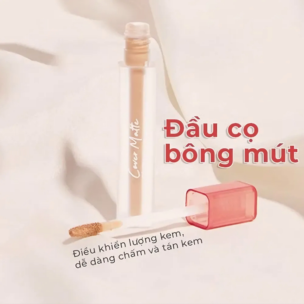 Kem che khuyết điểm Cathy Doll mịn lì 01/02/03 cho da sáng hồng/da sáng/da trung bình 2.4g