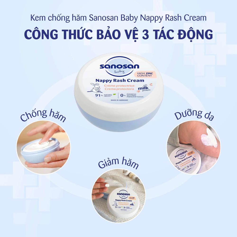 Kem chống hăm dành cho bé Sanosan 150ml