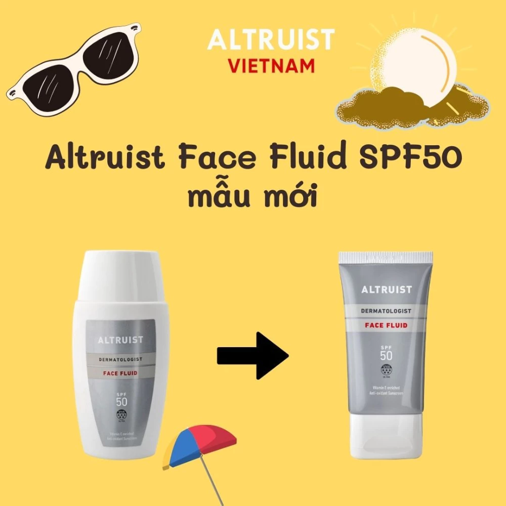 Kem chống nắng Altruist dưỡng ẩm & chống oxy hóa 50ml