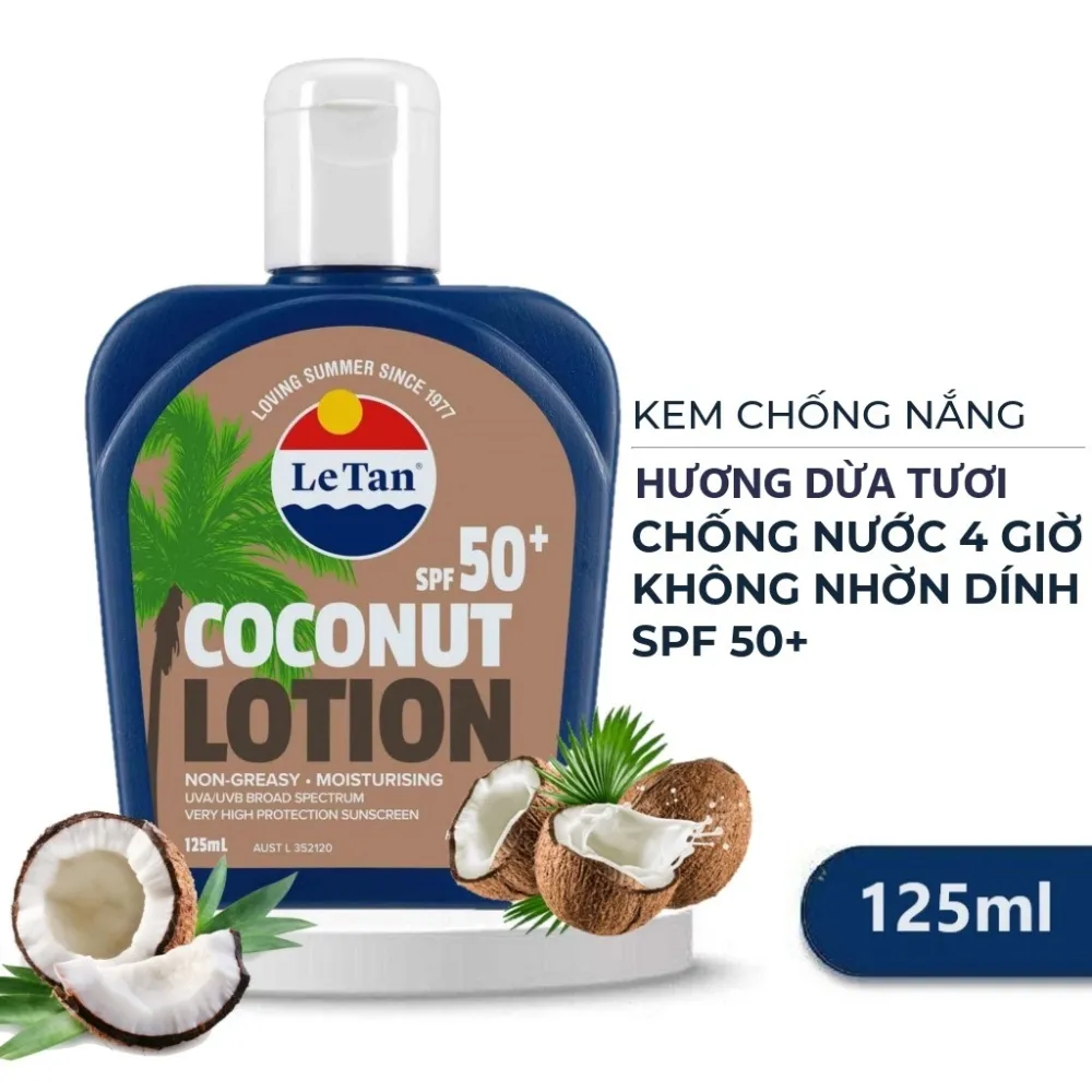 Kem chống nắng Australis Le Tan SPF50+ 125ml