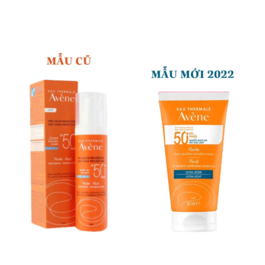 Kem chống nắng Avène cho da thường, hỗn hợp & nhạy cảm 50ml