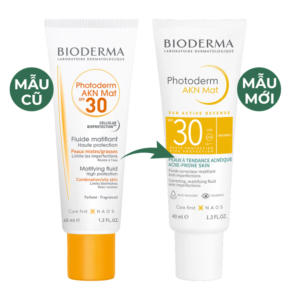 Kem chống nắng Bioderma dành cho da dầu, mụn SPF30 40ml