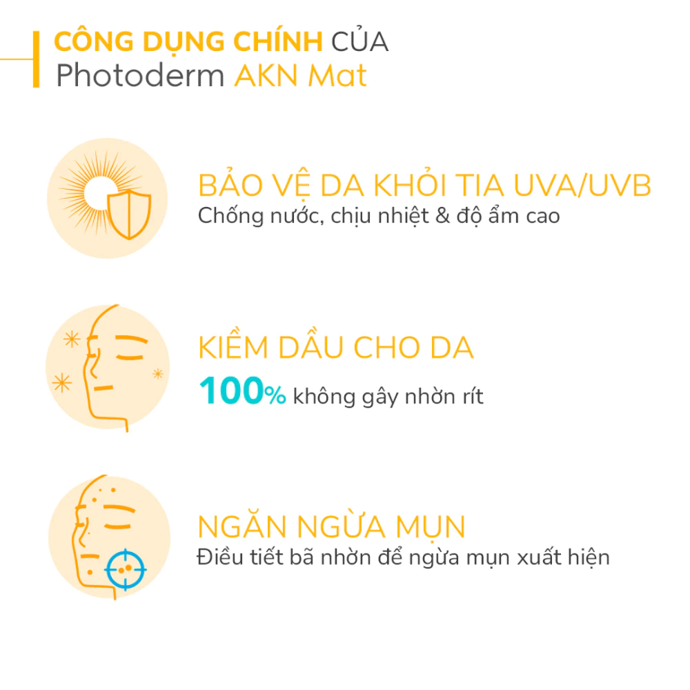 Kem chống nắng Bioderma dành cho da dầu, mụn SPF30 40ml