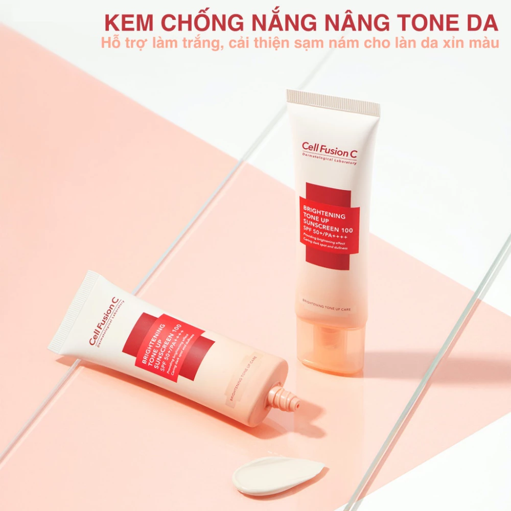 Kem chống nắng Cell Fusion C nâng tông da tuýp 10ml/35ml/50ml
