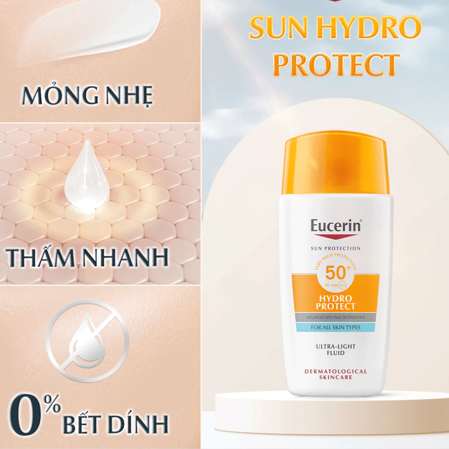 Kem chống nắng Eucerin cho da nhạy cảm 50ml