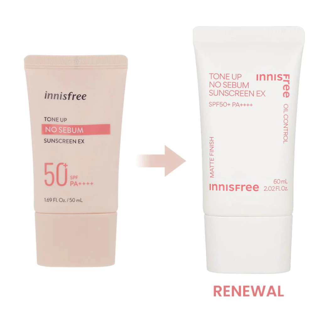 Kem chống nắng Innisfree nâng tông kiềm dầu 60ml