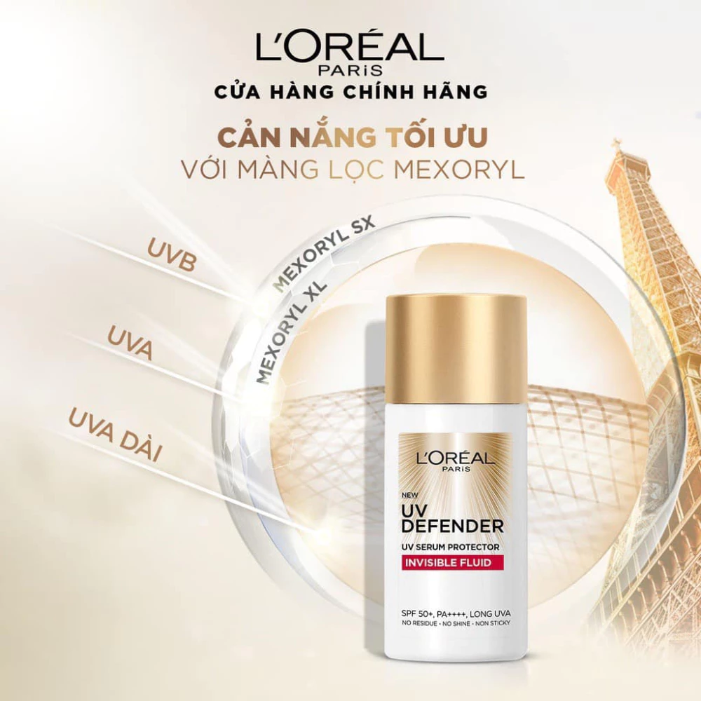 Kem chống nắng L'Oreal Paris X20 thoáng da mỏng nhẹ 50ml