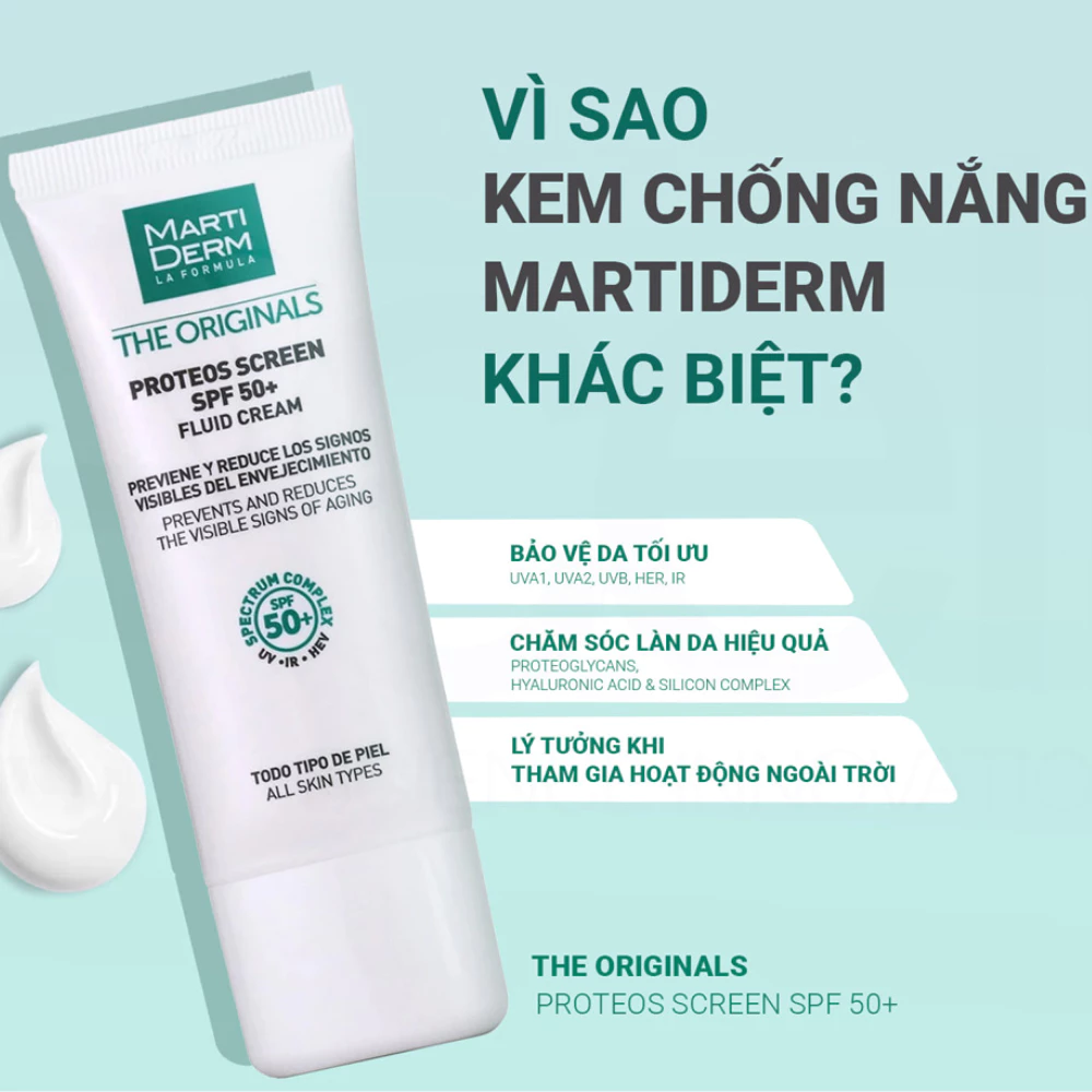 Kem chống nắng MartiDerm phổ rộng bảo vệ toàn diện 40ml