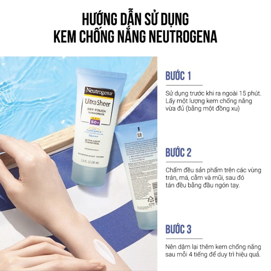 Kem chống nắng Neutrogena Ultra Sheer SPF 50 88ml