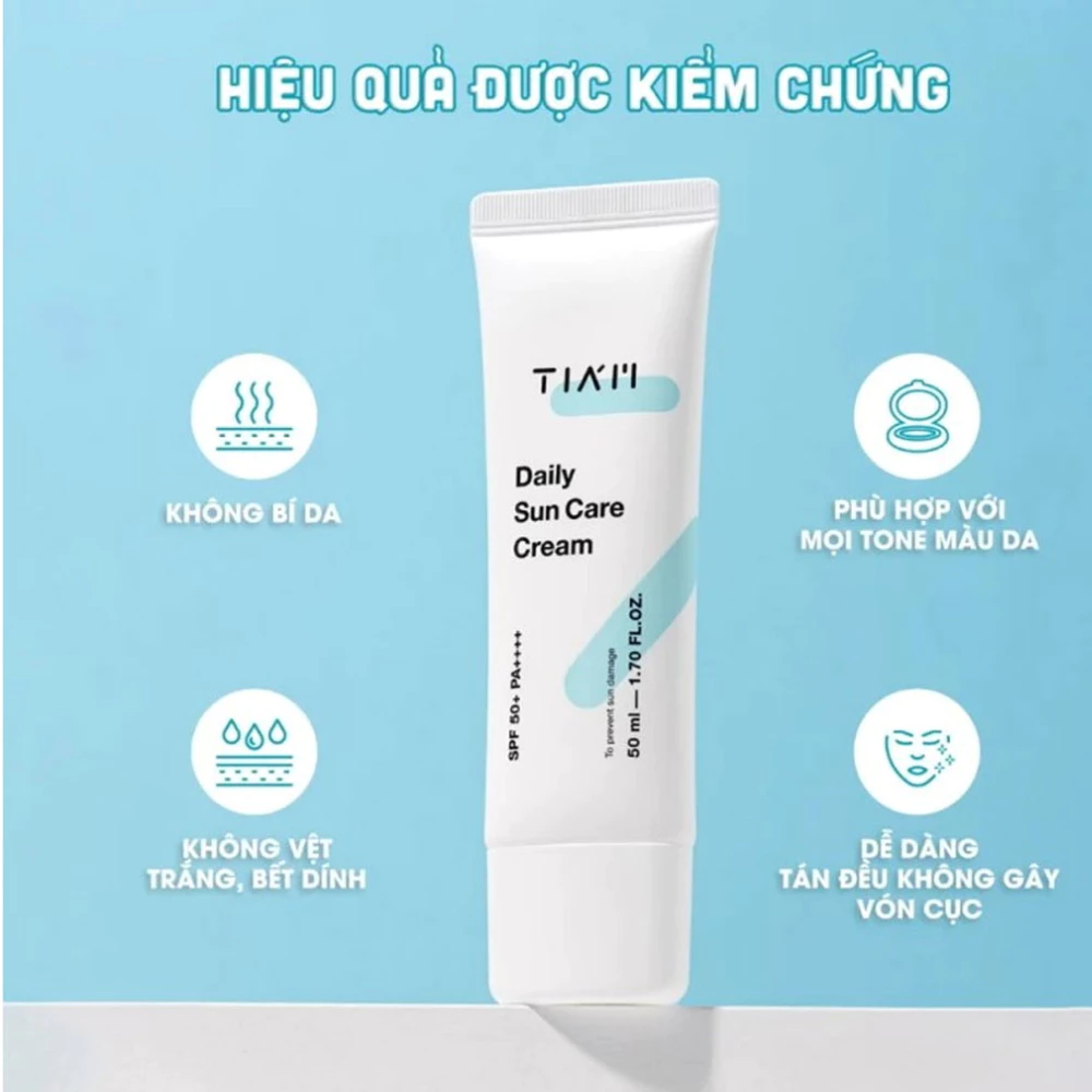 Kem chống nắng Tia'm kiểm soát dầu 50ml