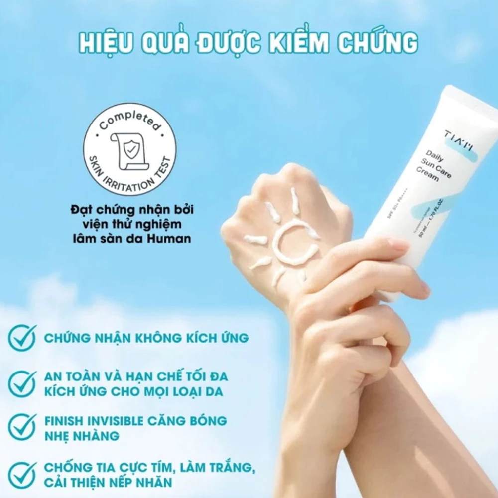 Kem chống nắng Tia'm kiểm soát dầu 50ml