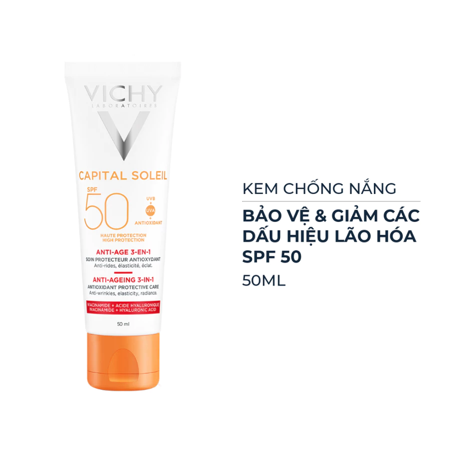 Kem chống nắng Vichy bảo vệ và giảm các dấu hiệu lão hóa 50ml