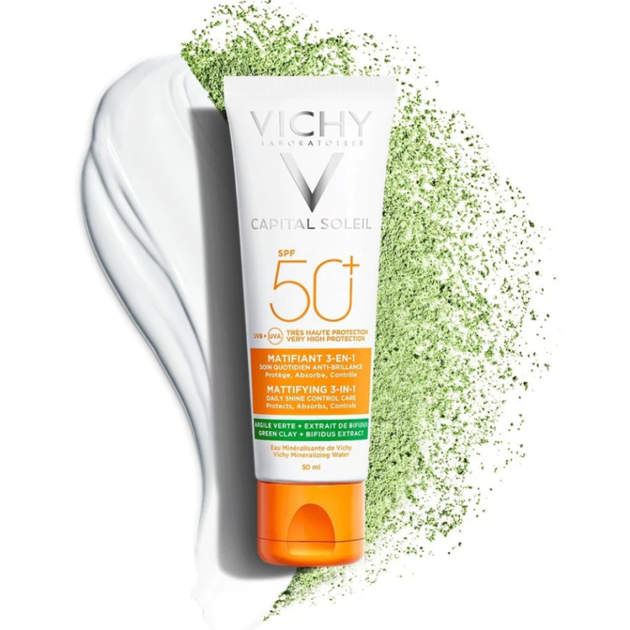 Kem chống nắng Vichy chống bụi mịn cho da dầu mụn 50ml