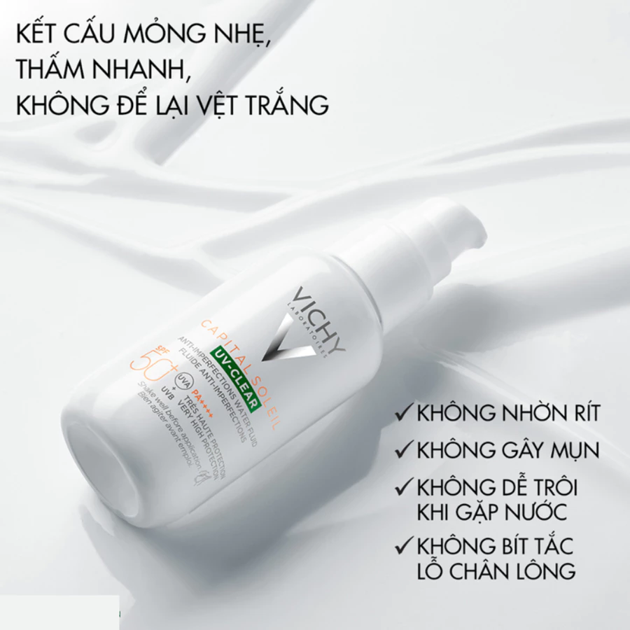 Kem chống nắng Vichy dành cho da dầu mụn 40ml