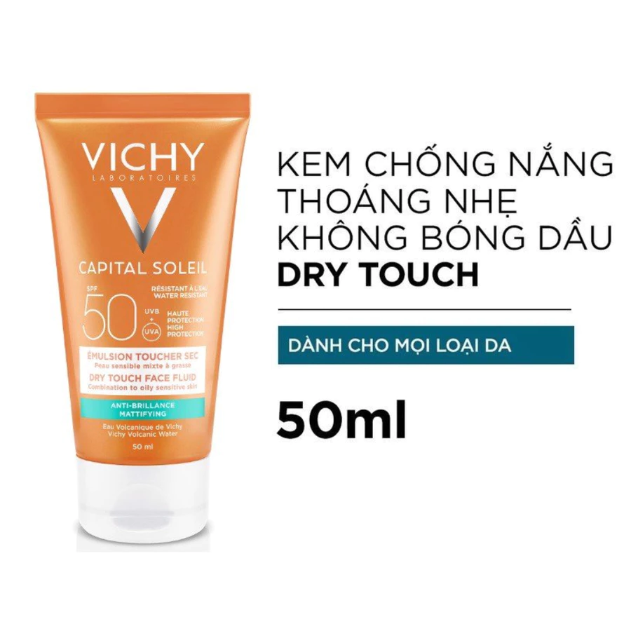 Kem chống nắng Vichy thoáng nhẹ không bóng dầu SPF50 50ml