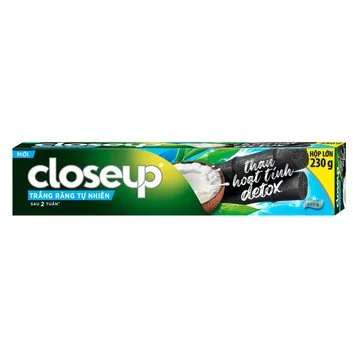 Kem đánh răng Closeup than hoạt tính Detox trắng răng 230g