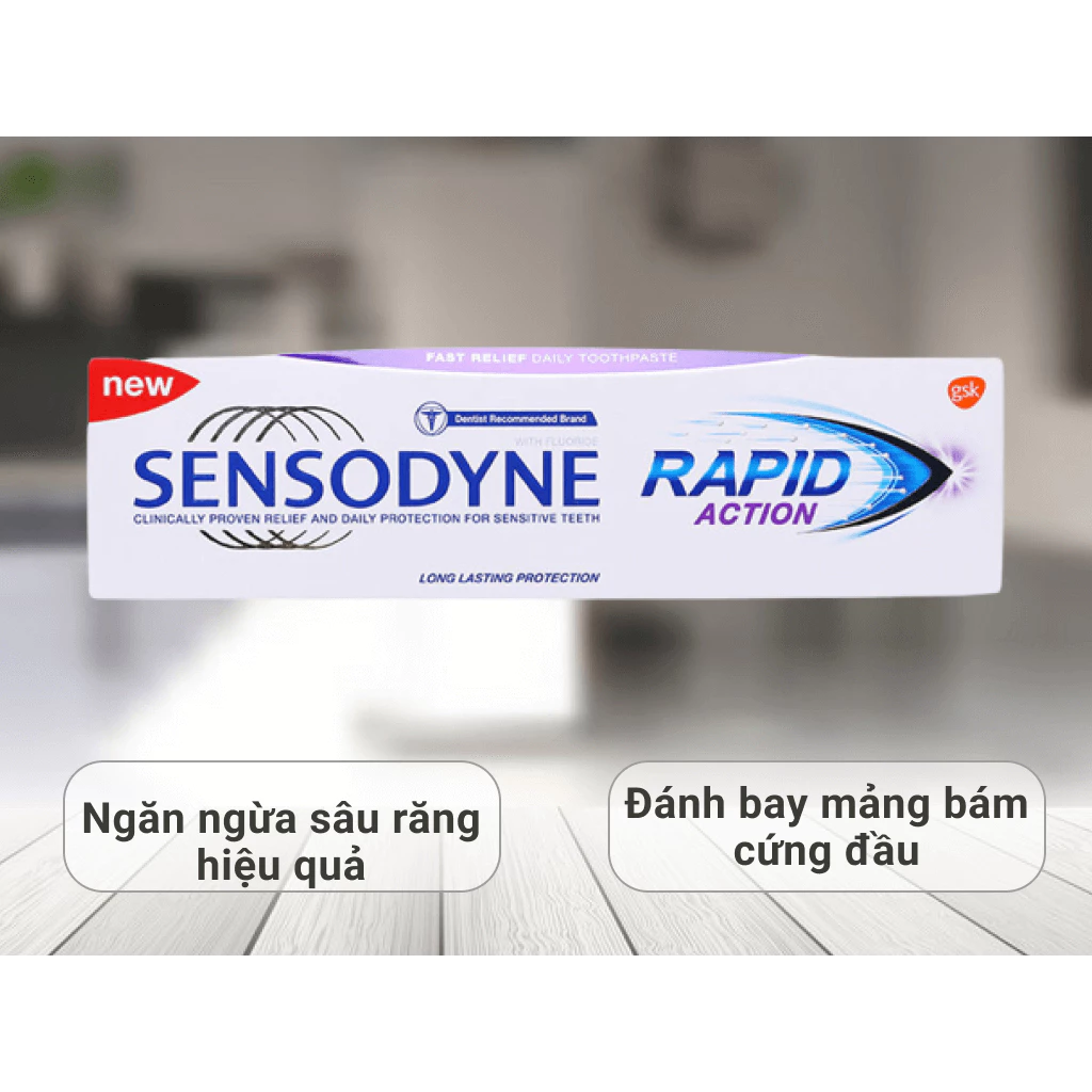 Kem đánh răng Sensodyne giảm ê buốt & làm sáng răng 100g
