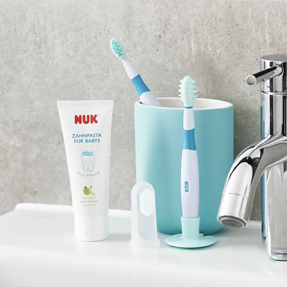 Kem đánh răng trẻ em không Flouride NUK 3-36 tháng (50ml)