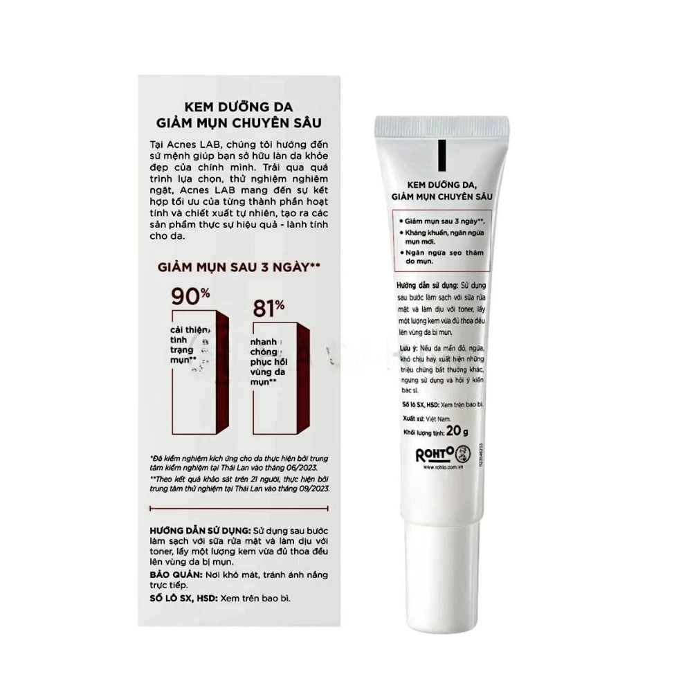 Kem dưỡng Acnes giảm mụn chuyên sâu 20g