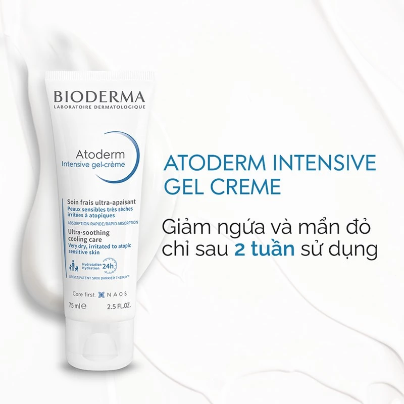 Kem dưỡng ẩm Bioderma chuyên sâu cho da rất khô 75ml
