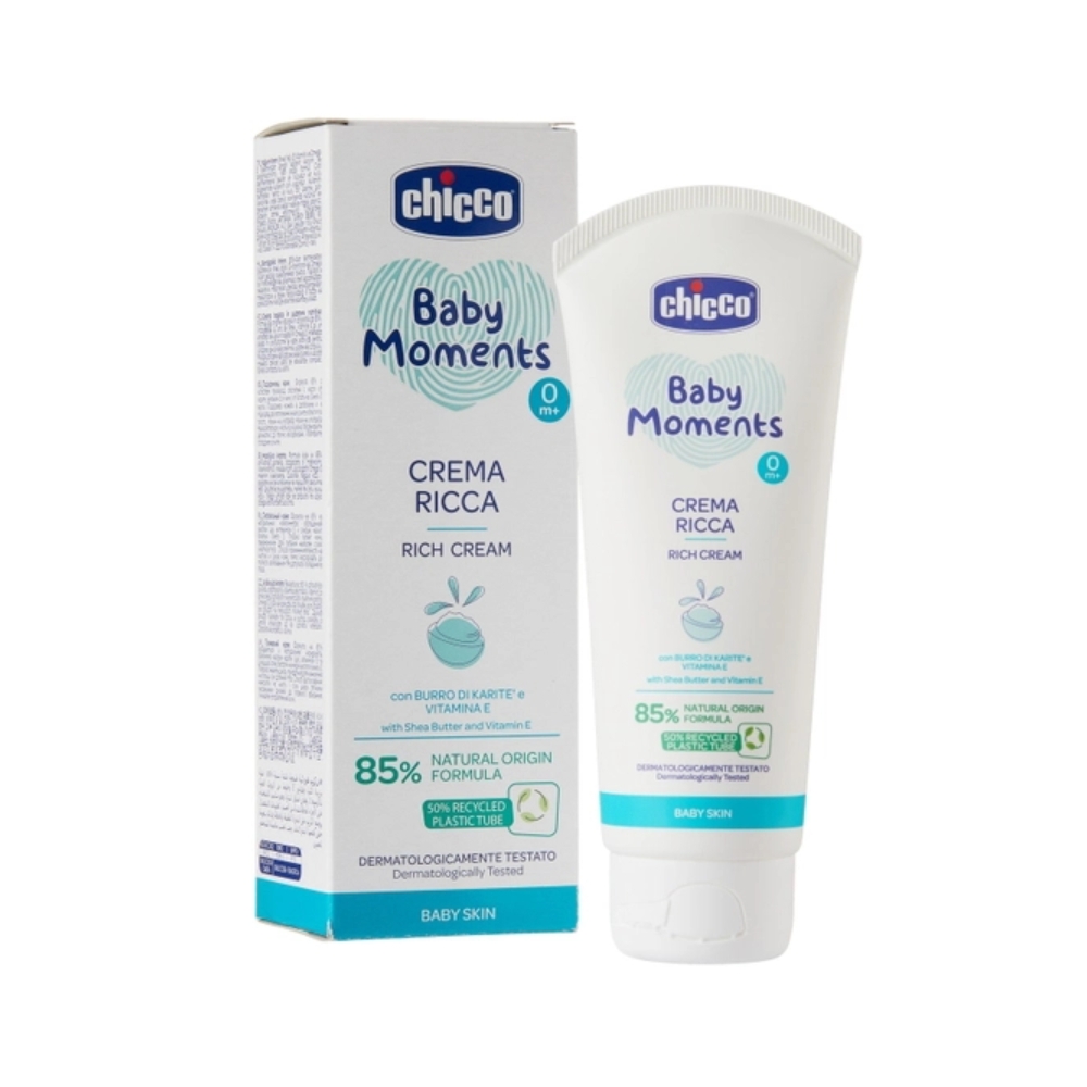 Kem dưỡng ẩm chứa Omega và vitamin E Chicco 100ml