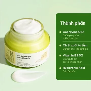 Kem dưỡng ẩm cỏ mềm ngừa lão hoá da tơ tằm 50g