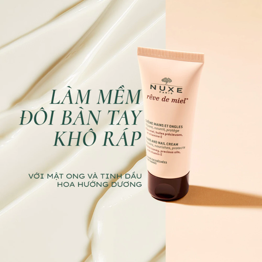 Kem dưỡng da tay và móng Nuxe không nhờn rít 50ml