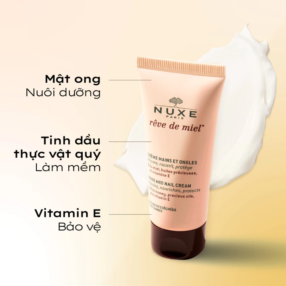 Kem dưỡng da tay và móng Nuxe không nhờn rít 50ml