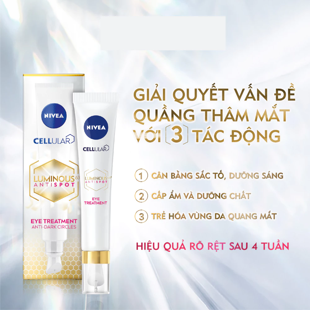Kem dưỡng mắt Nivea chuyên sâu làm mờ quầng thâm 15ml