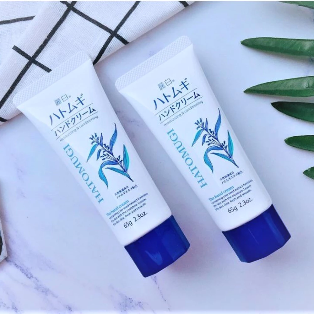 Kem dưỡng tay Hatomugi cấp ẩm mềm mịn & ngừa nếp nhăn 65g