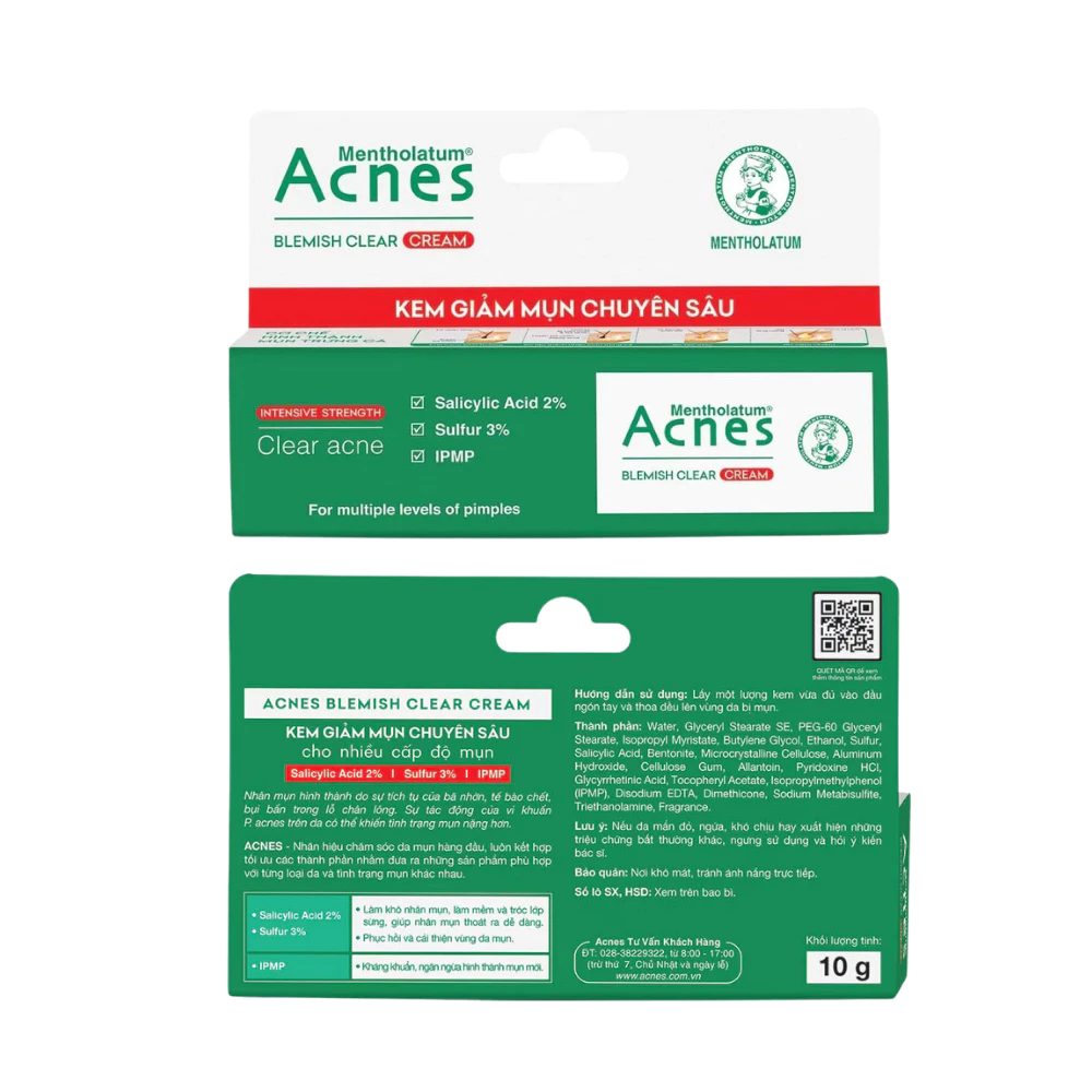 Kem giảm mụn Acnes chuyên sâu 10g