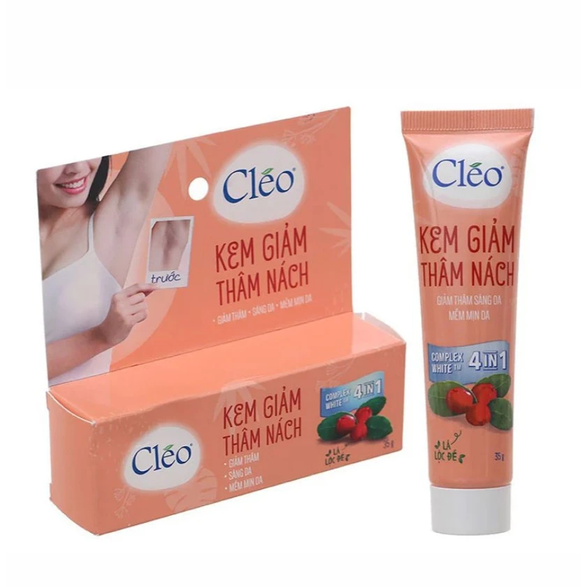 Kem giảm thâm nách Cléo chiết xuất lá lộc đề 35g