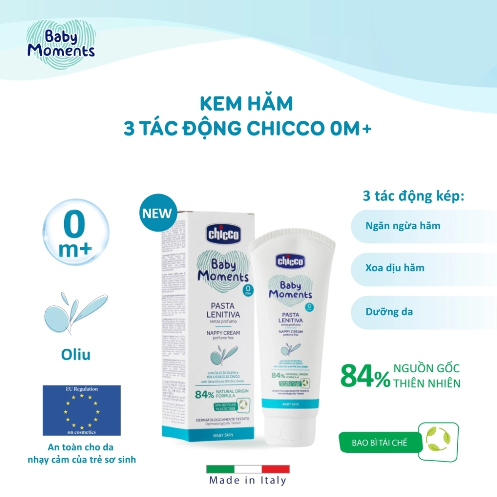 Kem hăm 3 tác động Chicco cho bé 100ml