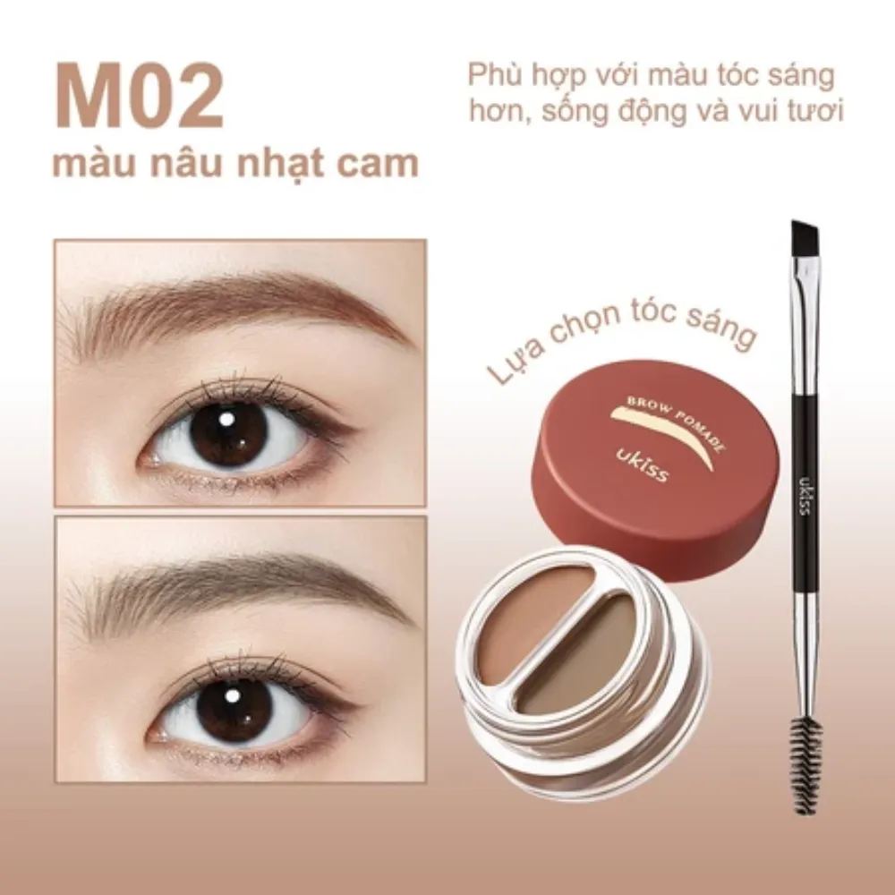 Kem lông mày Ukiss Mousse 2.5g (nhiều màu)