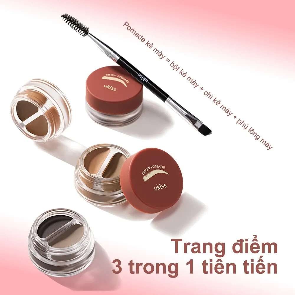 Kem lông mày Ukiss Mousse 2.5g (nhiều màu)