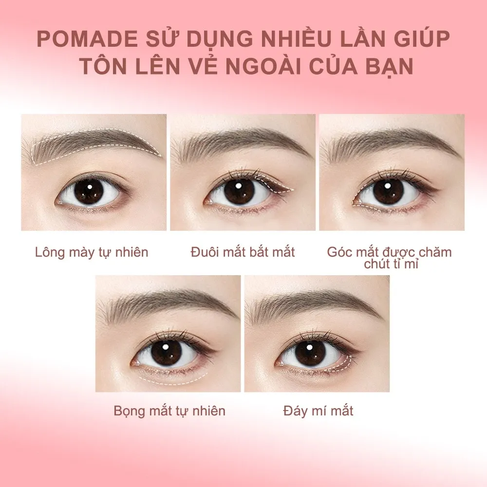 Kem lông mày Ukiss Mousse 2.5g (nhiều màu)
