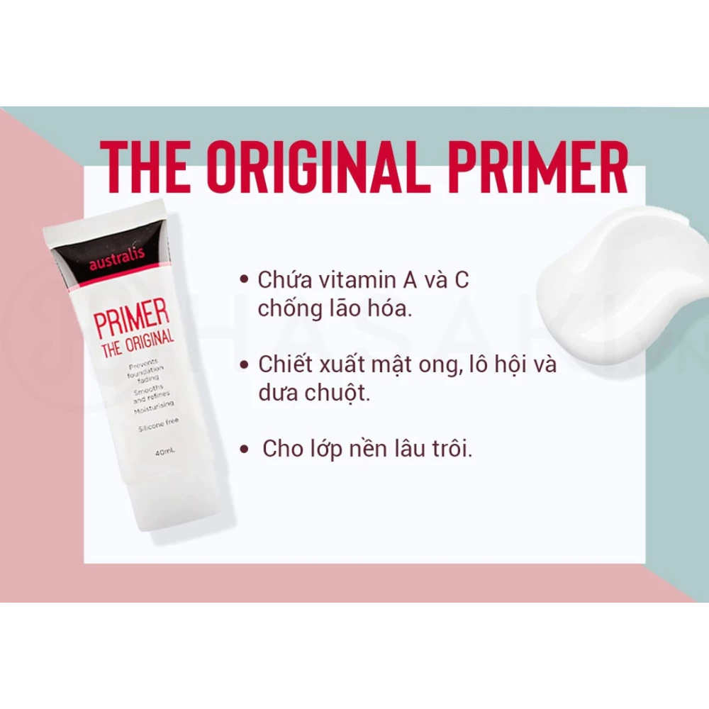 Kem lót Australis dưỡng ẩm ngăn ngừa lão hóa 40ml