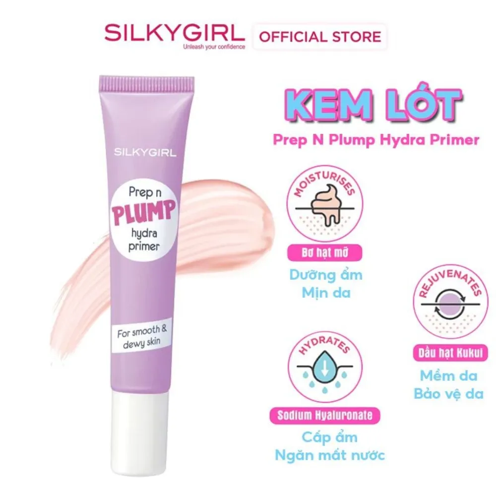 Kem lót Silkygirl cấp ẩm căng bóng 15ml