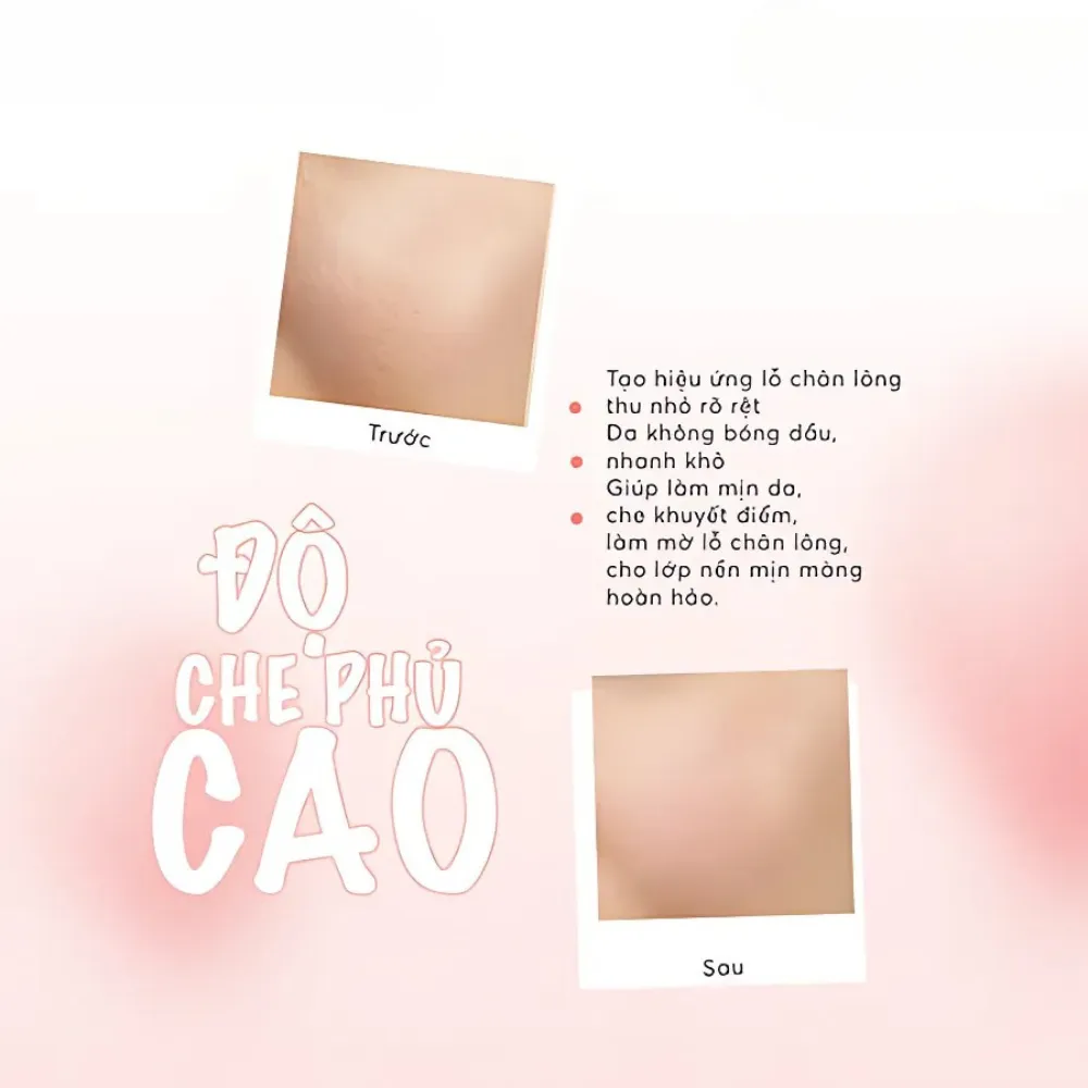 Kem lót che lỗ chân lông Silkygirl màu 01 natural 15ml