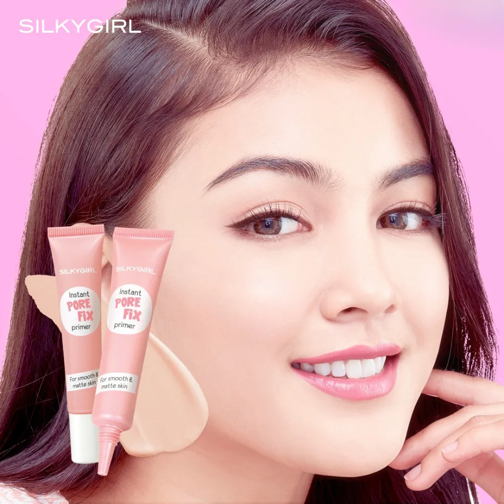 Kem lót che lỗ chân lông Silkygirl màu 01 natural 15ml