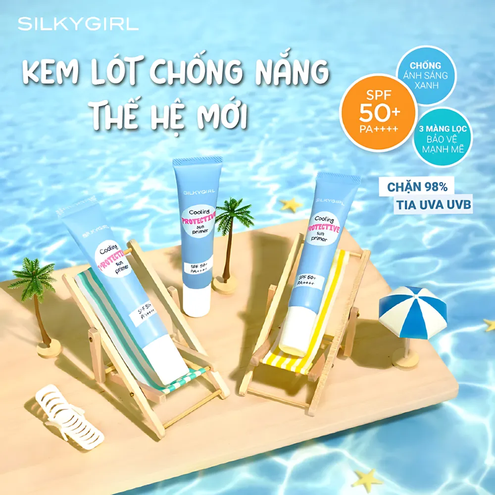 Kem lót Silkygirl chống nắng 15ml