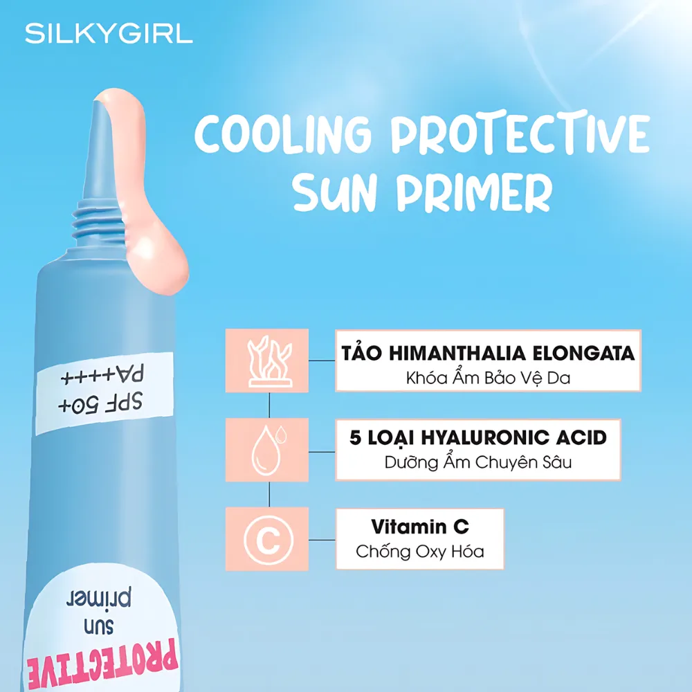 Kem lót Silkygirl chống nắng 15ml