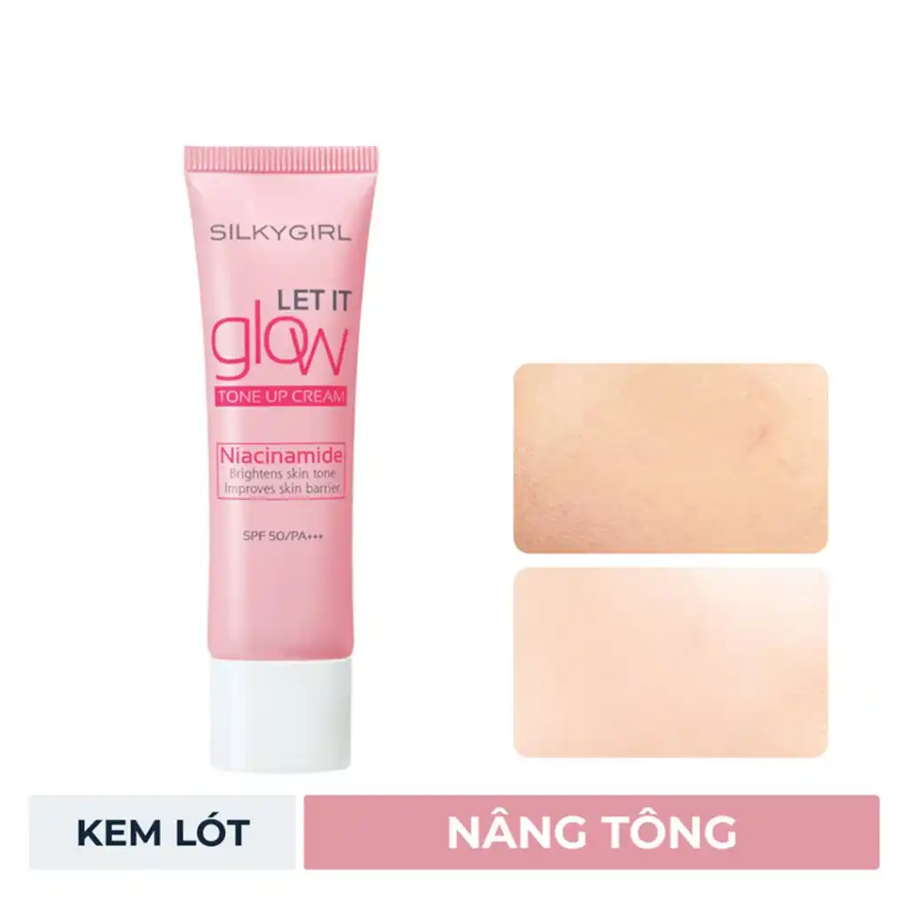 Kem lót nâng tông Silkygirl SPF 50 PA+++ 25ml